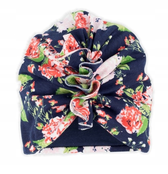 

Turban dziewczęcy Dwuwarstwowy W Róże 36-38cm