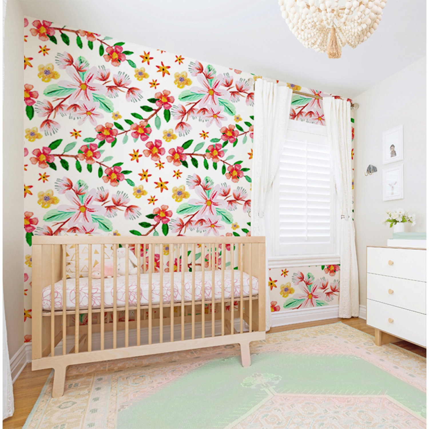 

Flizelinowa tapeta Kwiaty ogrodowe 104x70 + klej