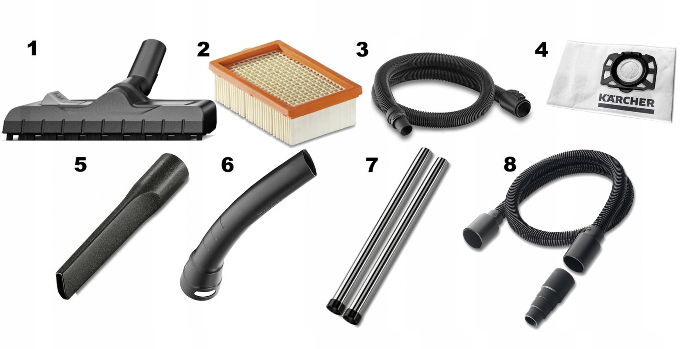 KARCHER ODKURZACZ PRZEMYSŁOWY WD 6 P ZESTAW GIGANT Zasilanie sieciowe