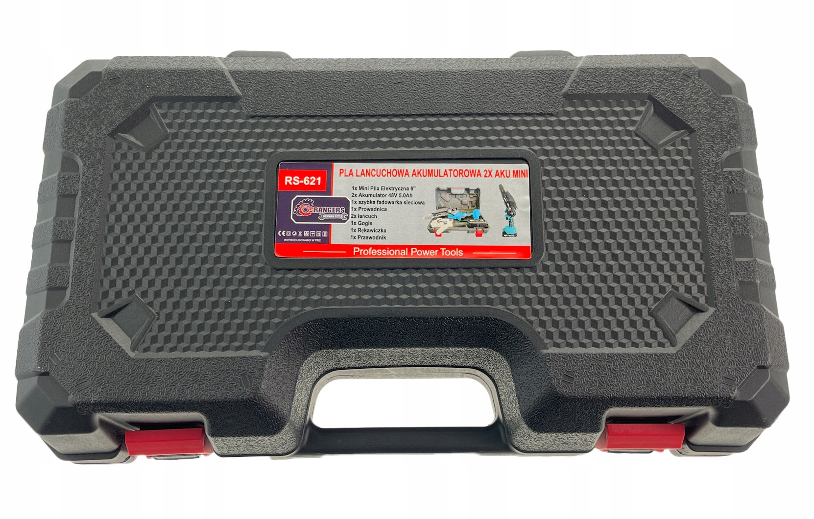 PIŁA ŁAŃCUCHOWA AKUMULATOROWA PILARKA 2xAKKU 24V Prędkość łańcucha 5 m/s