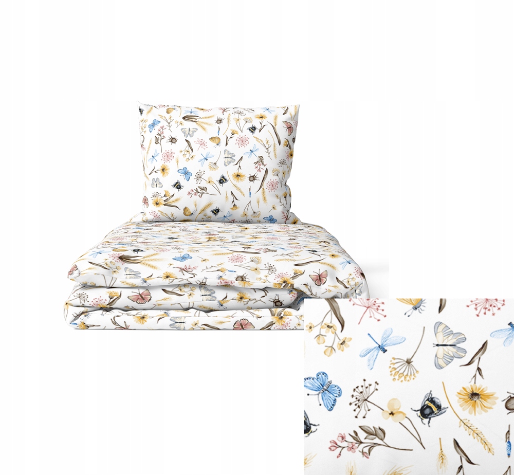 Hotelové Povlečení 160x200 cm 2xPOVLEČENÍ 70x80 Sada Povlečení Louka 2