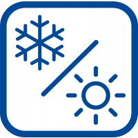 KURTYNA POWIETRZNA CERAMICZNA PTC N'OVEEN HC2200 Wysokość produktu 20 cm