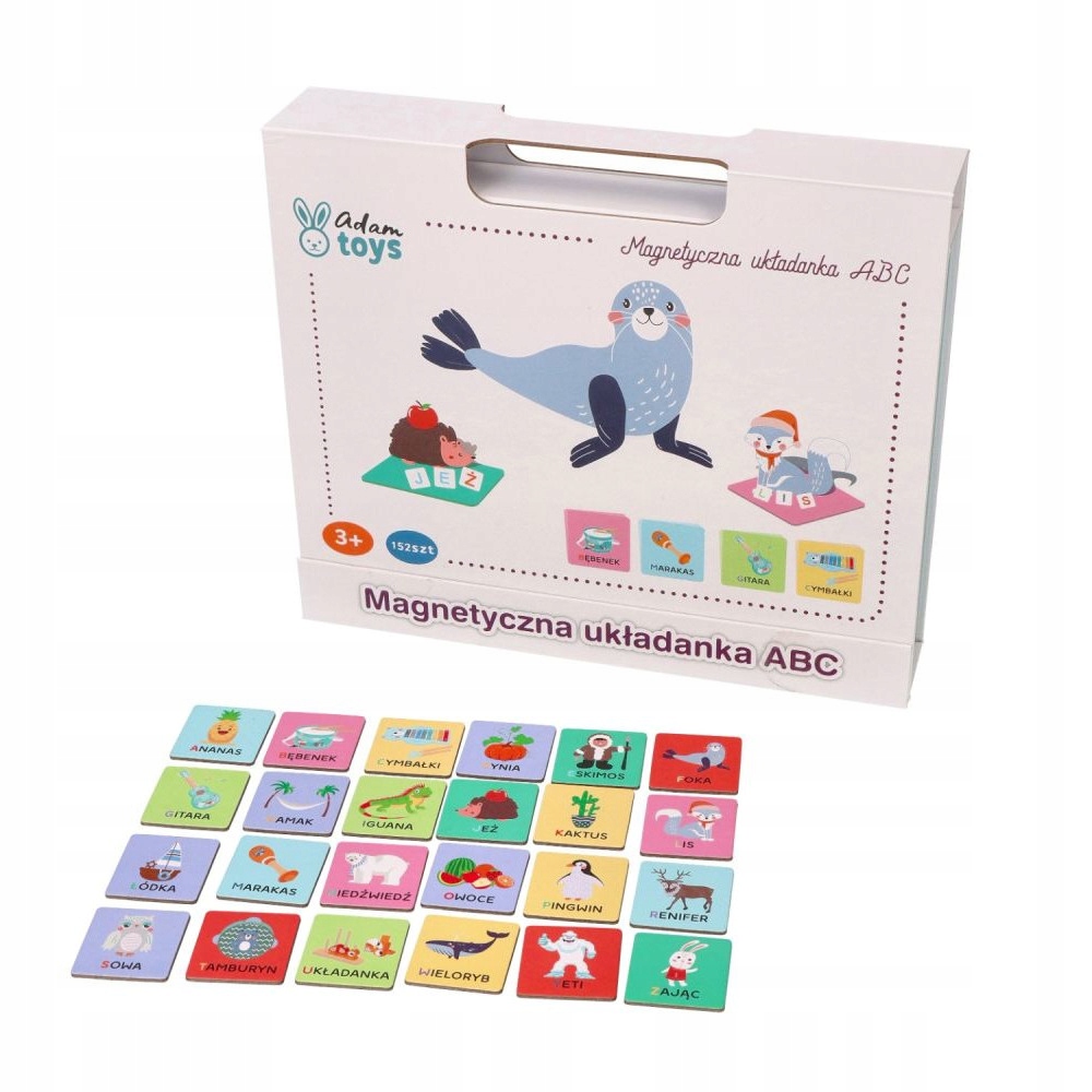 

Układanka magnetyczna do nauki literek alfabetu