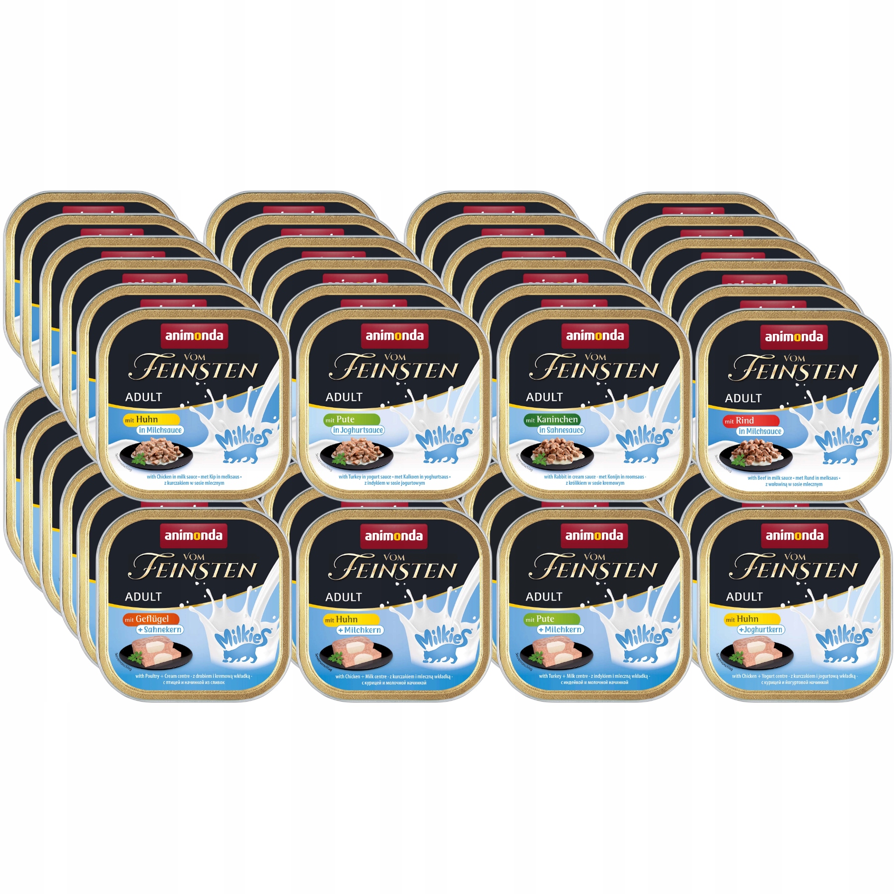 Animonda Kočka vom Feinsten Milkies Set 48x100g MIX Všech příchutí