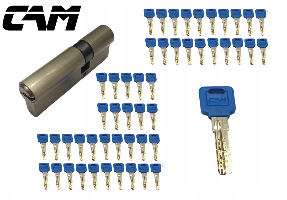 Cam vložka nikl 30/30 50 vyvrtaných klíčů