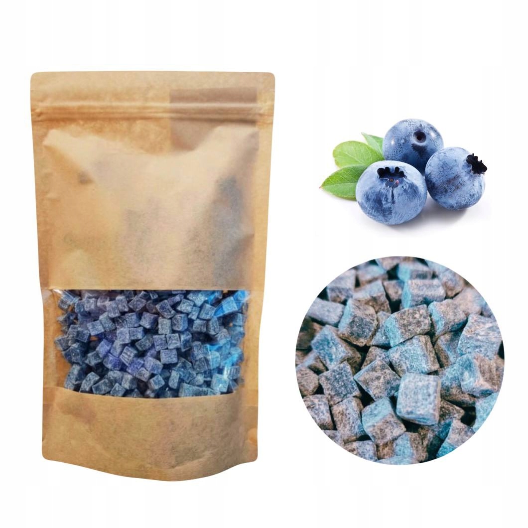 Sušené kostky Borůvka 1000 g Bez Cukru přírodní Kvalita Dalina 1 kg kol