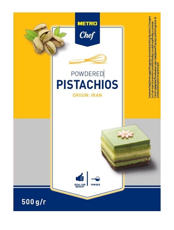 makro Chef Pistácie pudr 500 g Pistáciový pudr na pečení dezertních krémů
