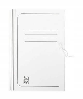 

Bigo, Teczka wiązana A4, biała