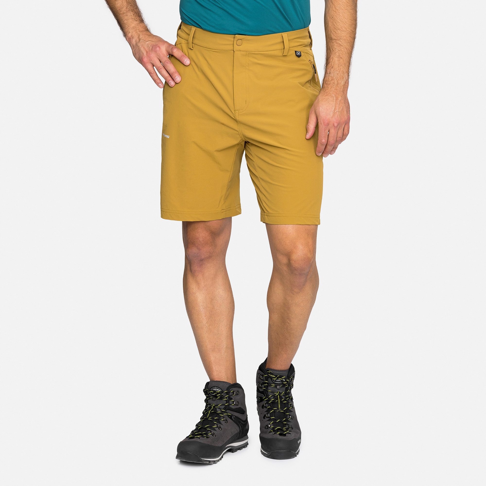 Krótkie spodenki męskie trekkingowe Viking Expander Shorts brązowe r. XXL