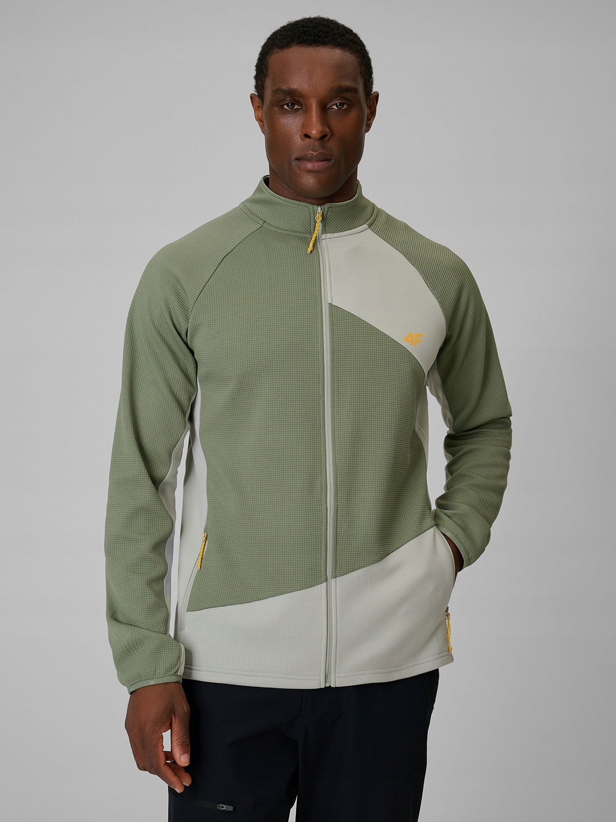 4F Mikina Khaki Regular 4FWARM XL