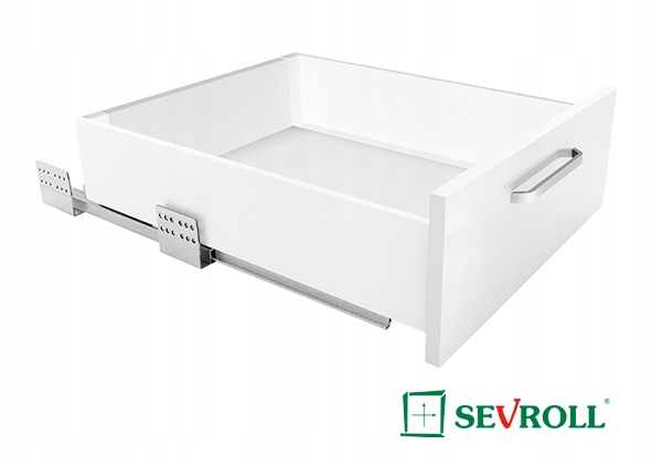 

Szuflada 116 mm L-300 mm Sevrollbox Slim Biała