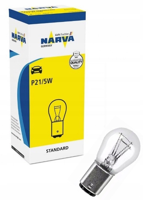 10 x Narva Standard Żarówka P21/5W 12V