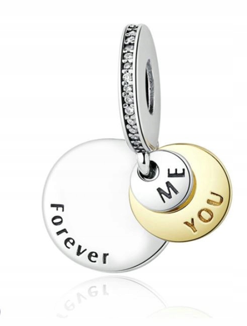 

Charms Serce Przysięga Obietnica Srebro do Pandora