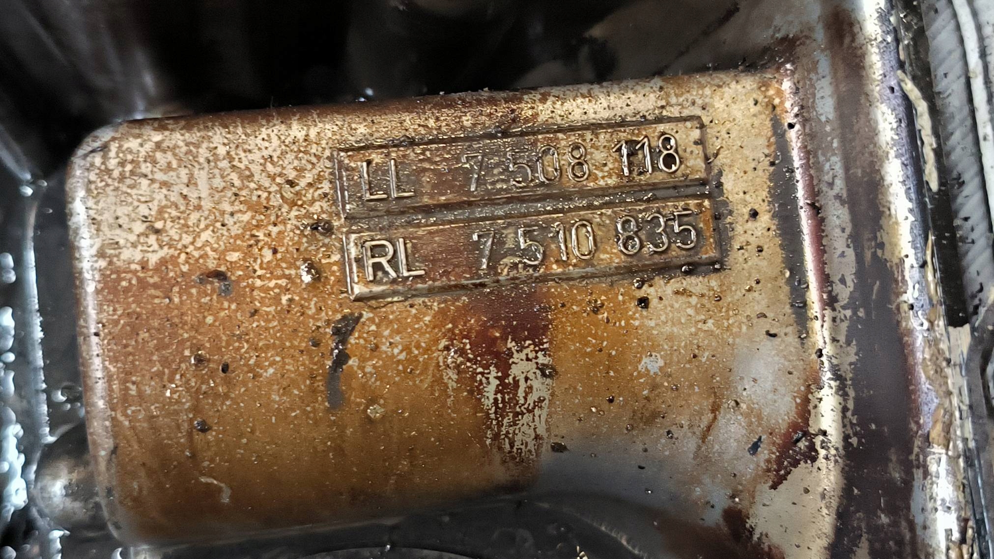 Ölwanne 7508118 7510835 BMW E65 735I