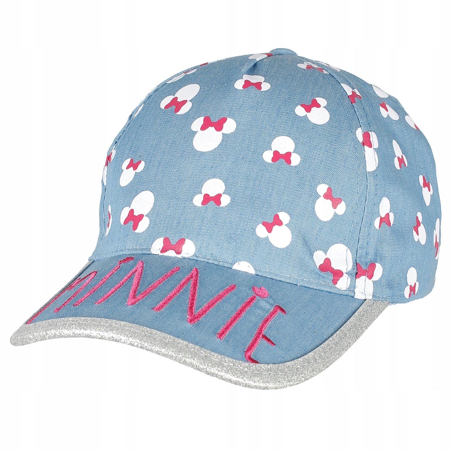 

R:52 Czapka Z Daszkiem Minnie Mouse Regulacja Rzep