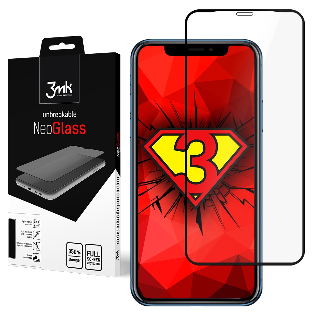 

Szkło do Etui -- 3mk Neo Glass dla Apple iPhone Xr