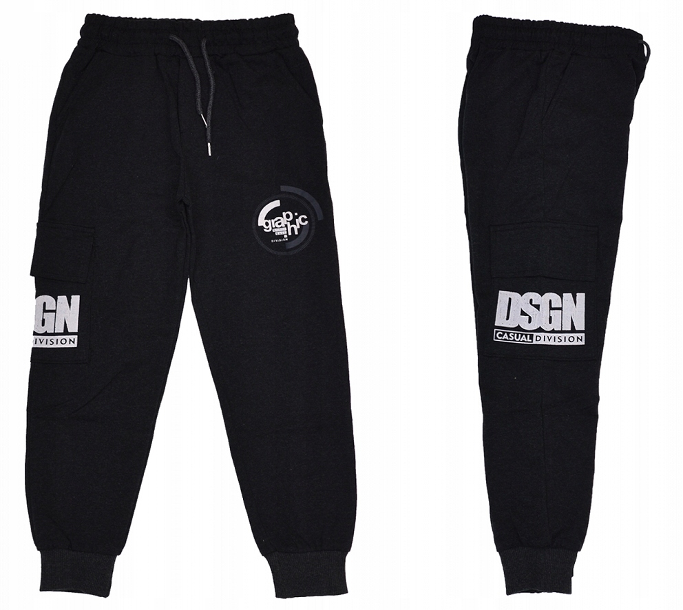 SPODNIE DRESOWE dresy DESIGN ciemne - 152