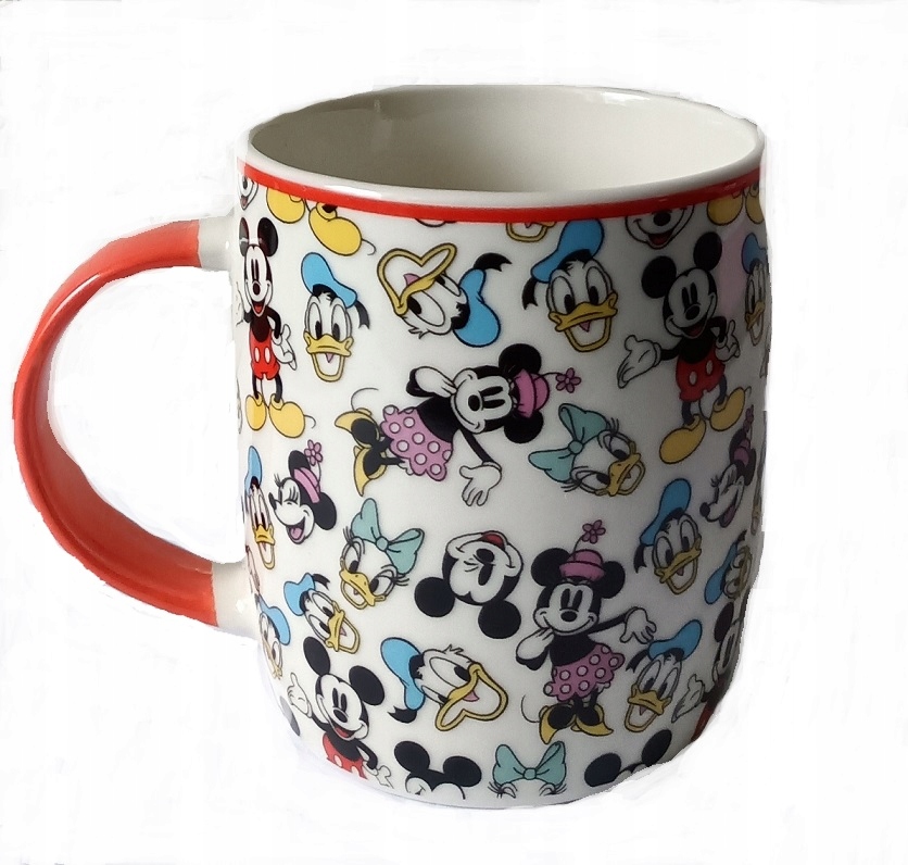 

Kubek Mickey Minnie Donald Daisy Disney ceramika