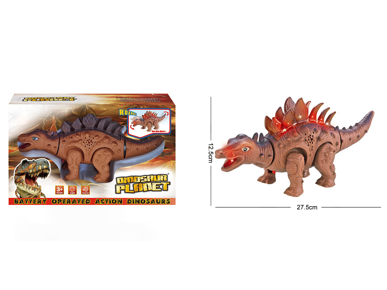 DINOZAUR 30X19X11CM 3582