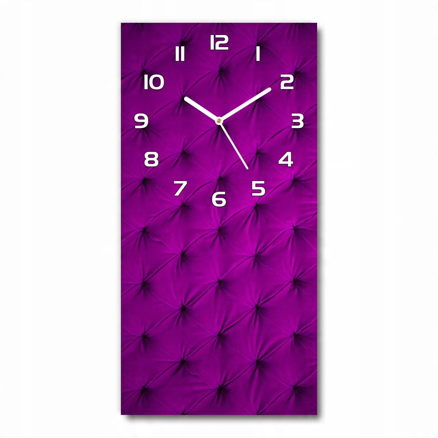

Zegar ścienny cichy Aksamitna ściana 30x60 pionowy