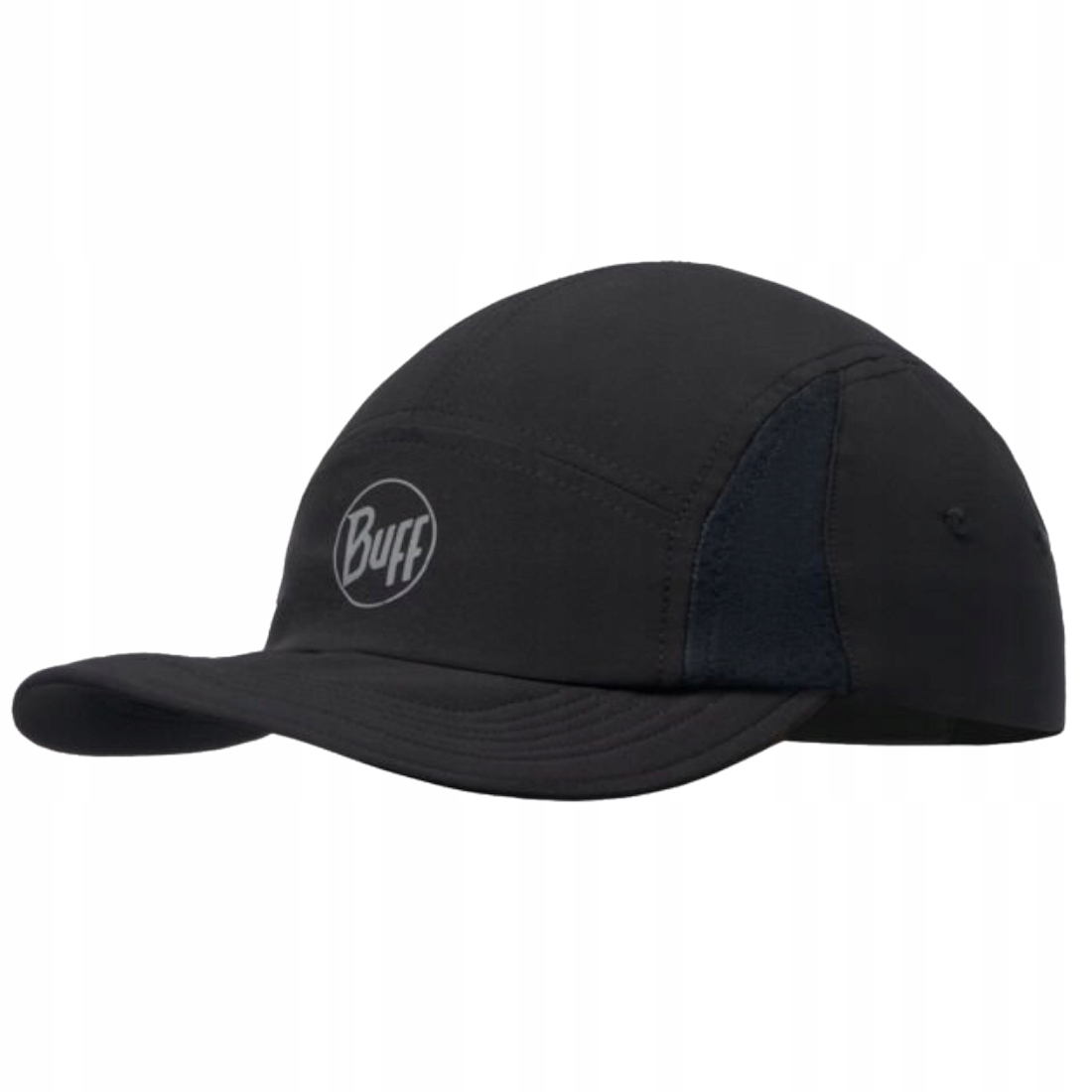 Buff 5 Panel Cap S/m [uni] Čepice Unisex s kšiltem Polyester Černá