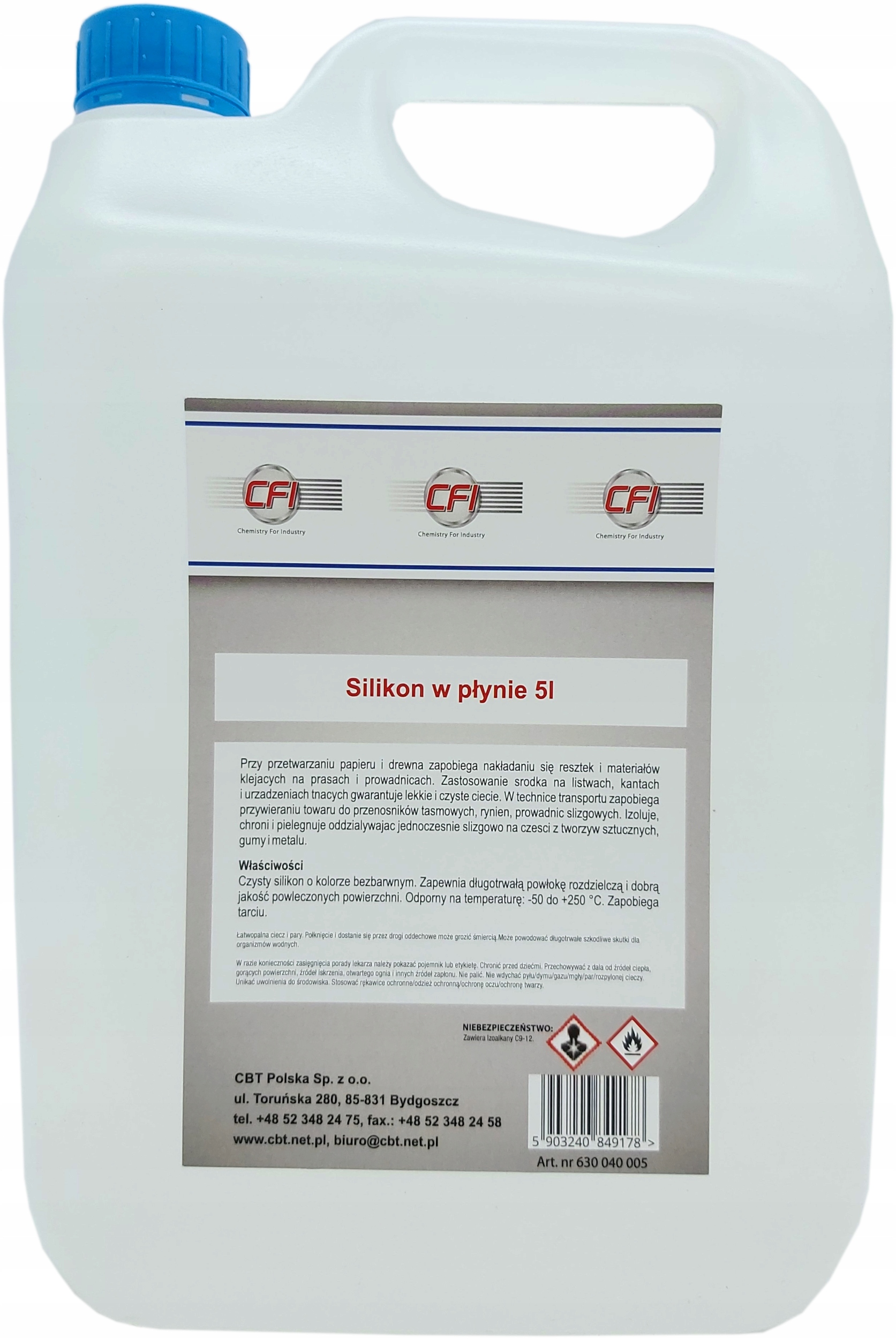 

Silikon W Płynie Środek Poślizgowy Silol 5L Cfi