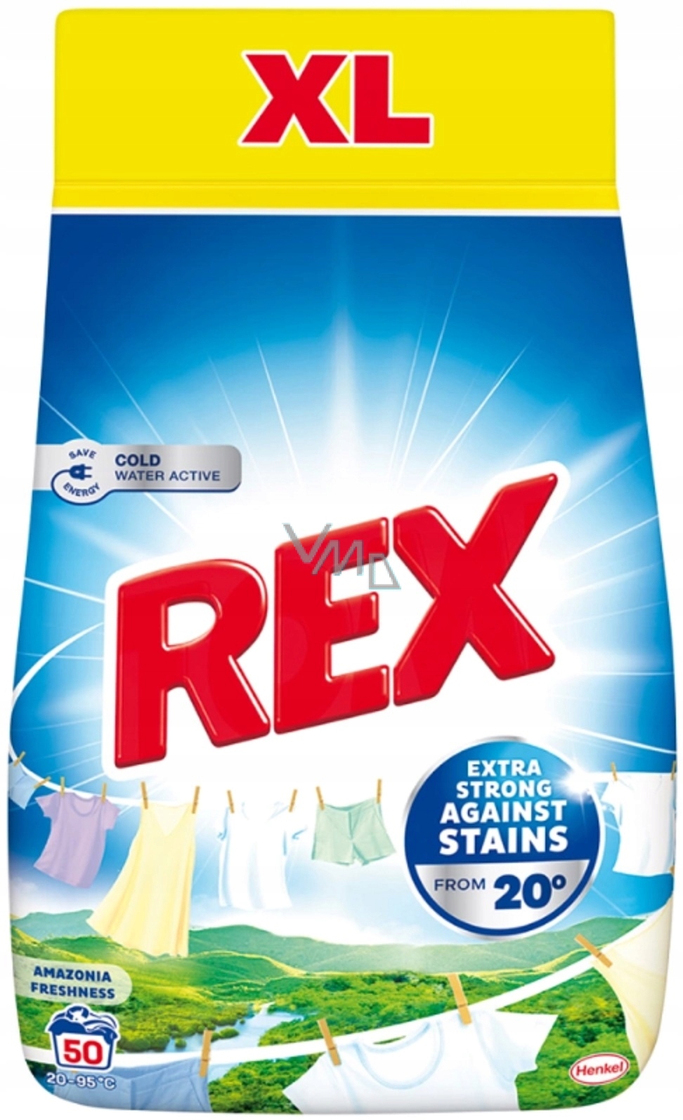 Levně Rex XL Amazonia Freshness univerzální prací prášek 50 dávek 2,75 kg