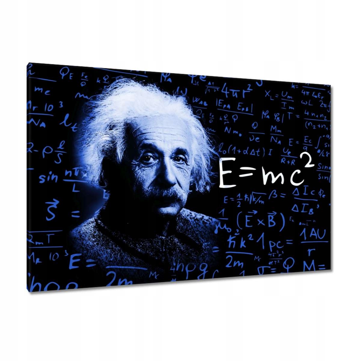 Obrazy 120x80 Einstein Classic Blue