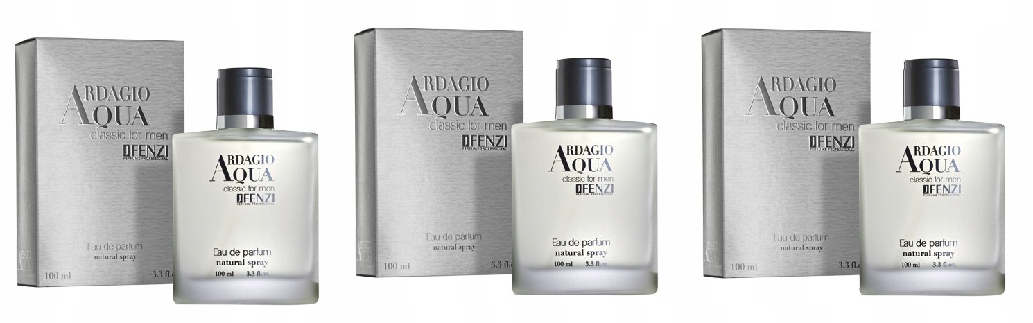 JFenzi ARDAGIO AQUA CLASSIC 3x100ml EDP zestaw