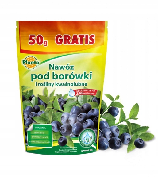 

Nawóz krystaliczny pod borówki 250g Planta