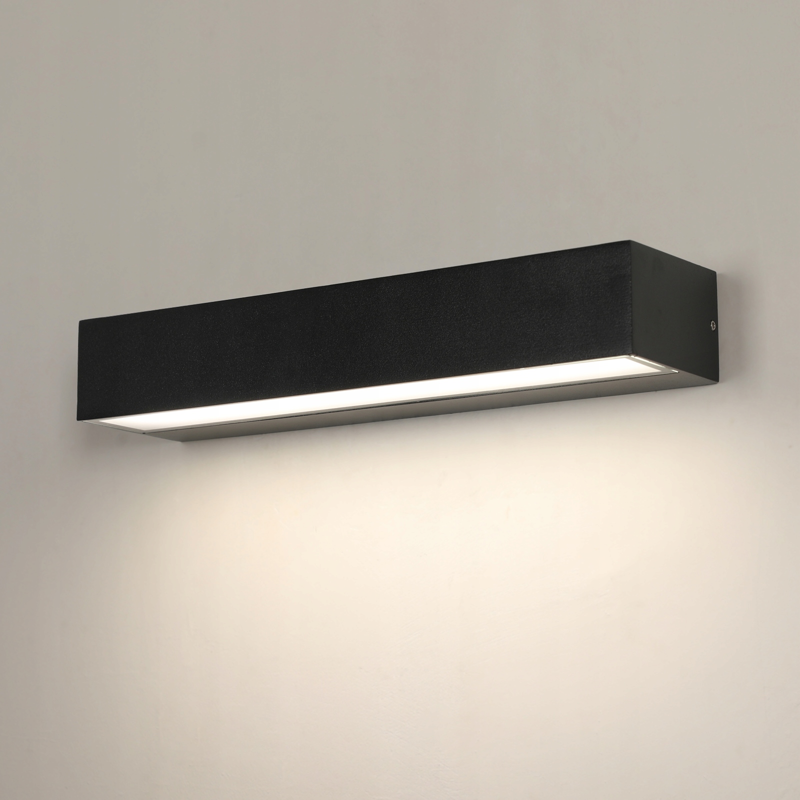 Led Venkovní Nástěnné Svítidlo Černé Voděodolné 16W 4500K IP65