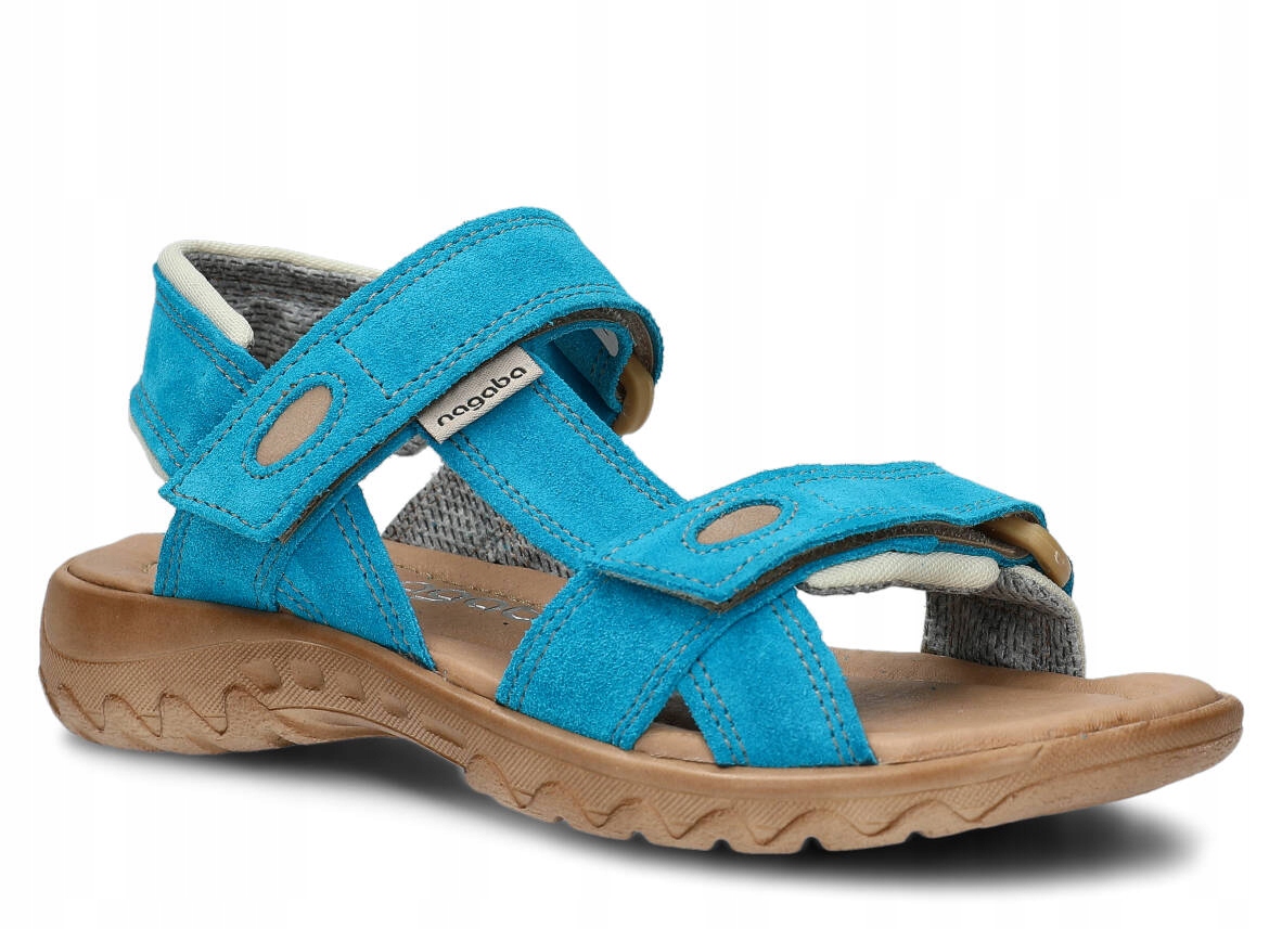 Dámské sandály Nagaba 168, velurová kožená barva Velikost 38