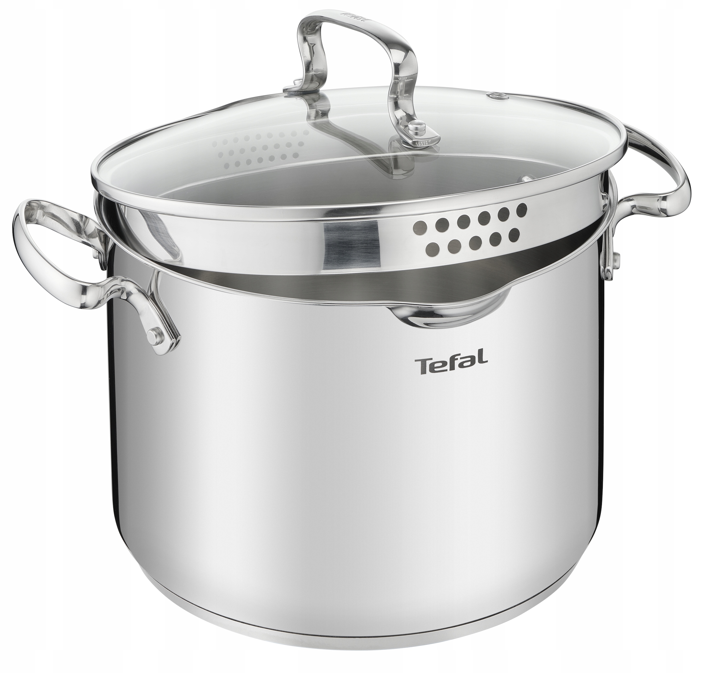 Garnek z pokrywą wysoki Tefal Duetto 22cm indukcja
