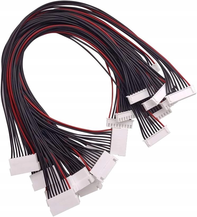 Jst-xh 30 cm Lipo červeno černý vyvažovací kabel 10 kusů