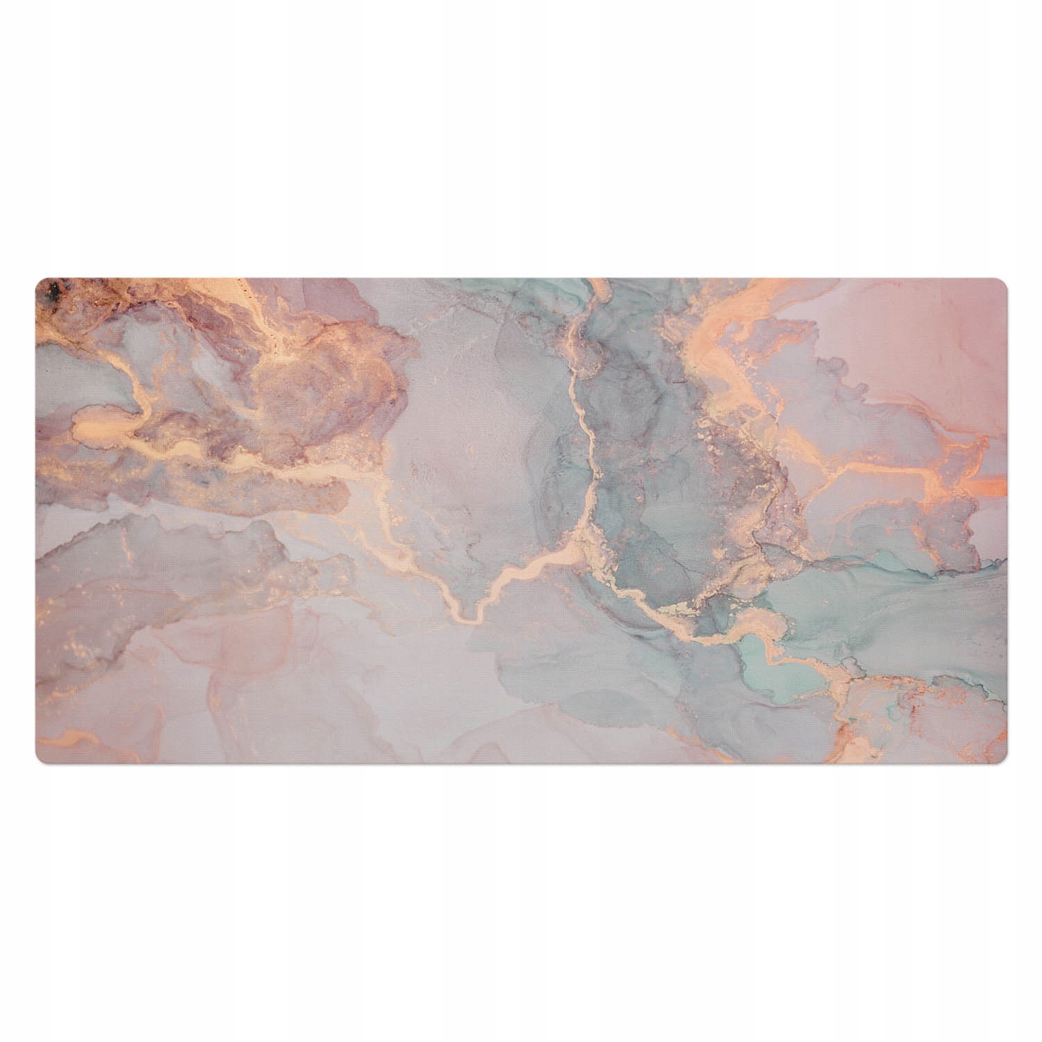 Moderní podložka na pracovní desku do pracovny Vzor akvarelových abstrakcí 100 x 50 cm