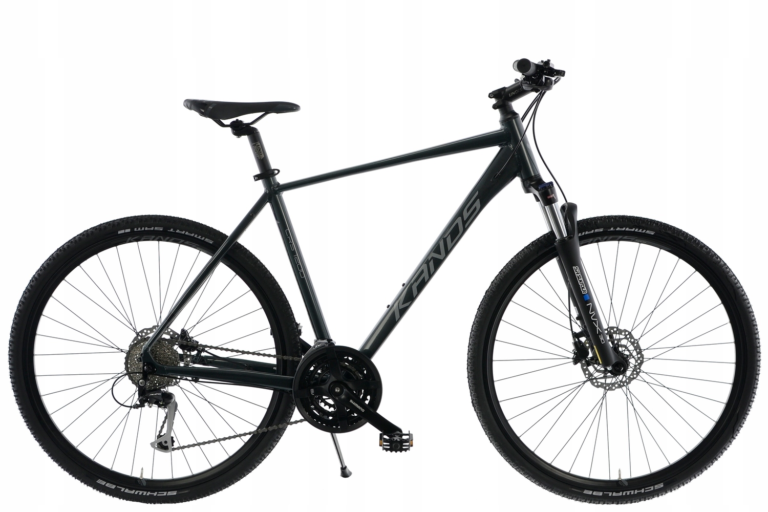 Rower crossowy Kands Crs 1200 rama 21 cali koło 28 " zielony