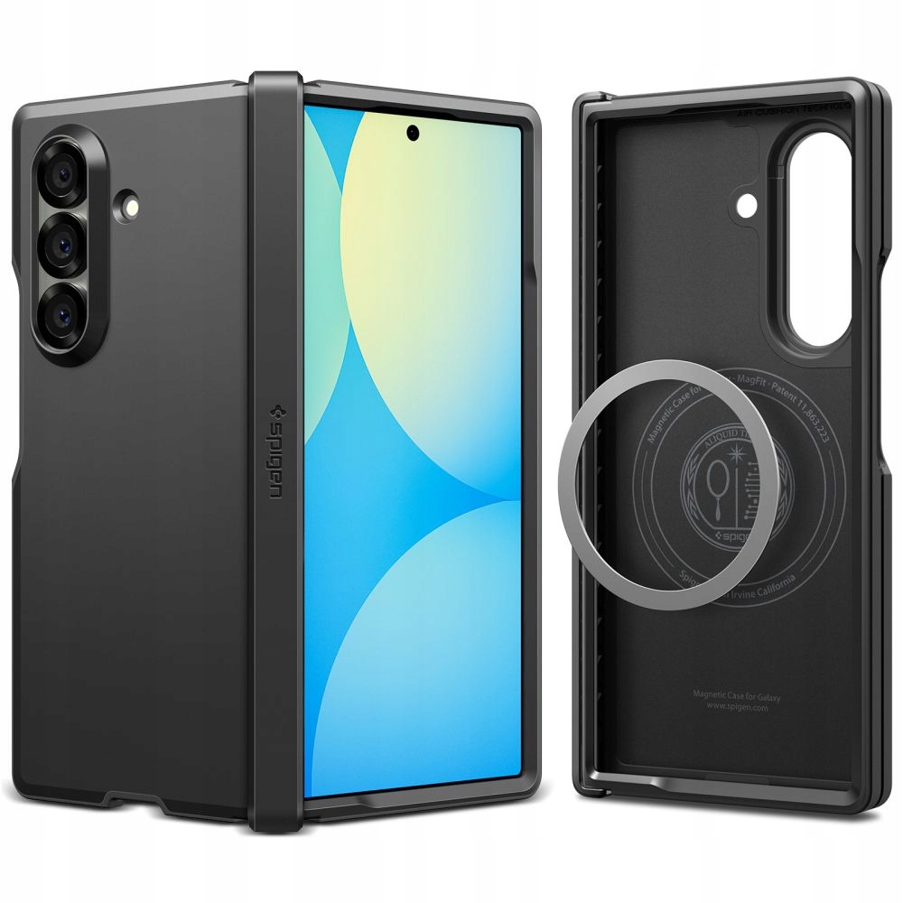 Spigen Tough Armor Pro MagSafe do Galaxy Z Fold7 Czarny