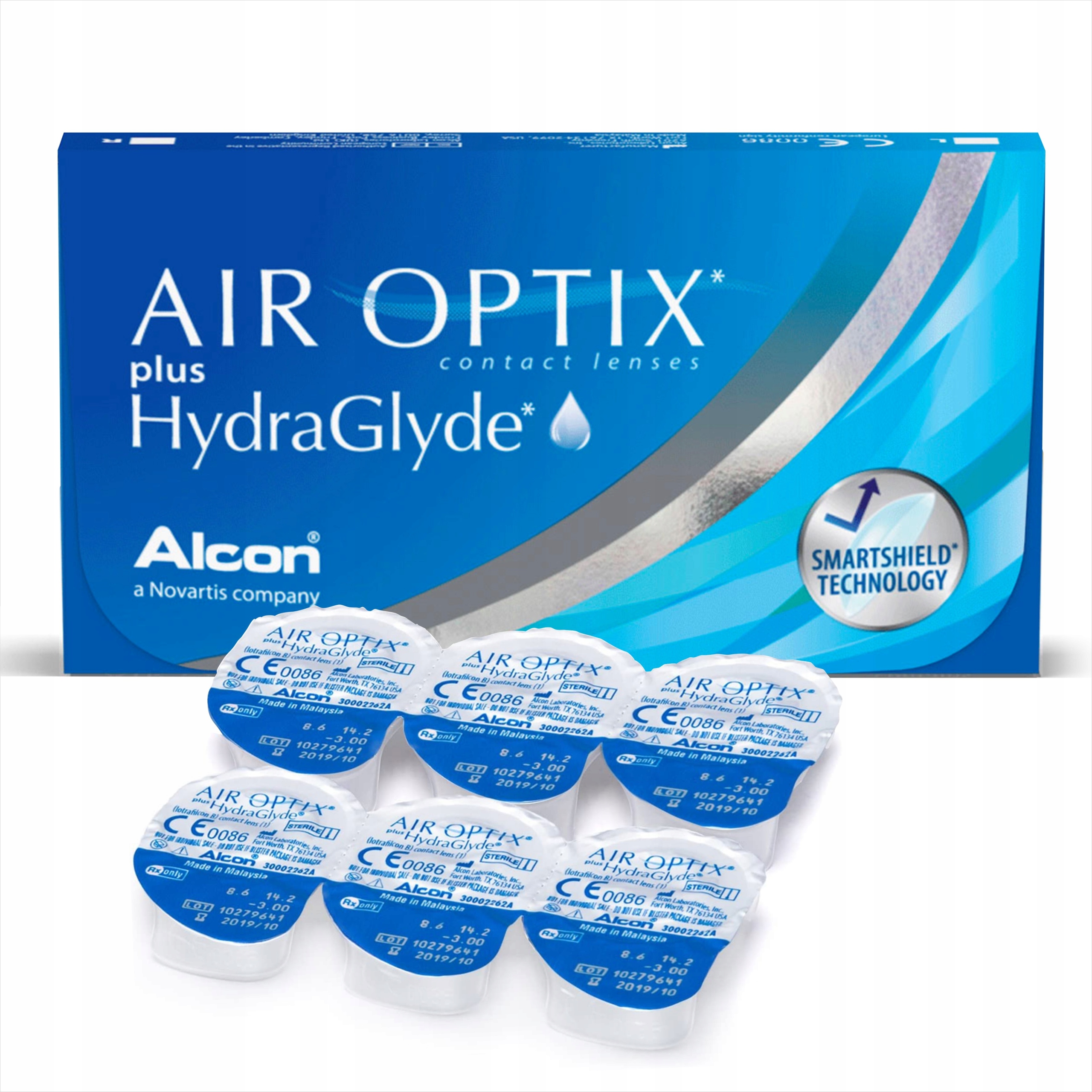 

Air Optix Plus HydraGlyde 6szt miesięczne moc -8,5