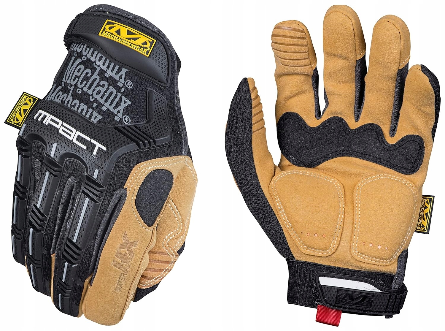Taktické rukavice Mechanix Wear M-Pact Material 4X Blk/Tan XXL