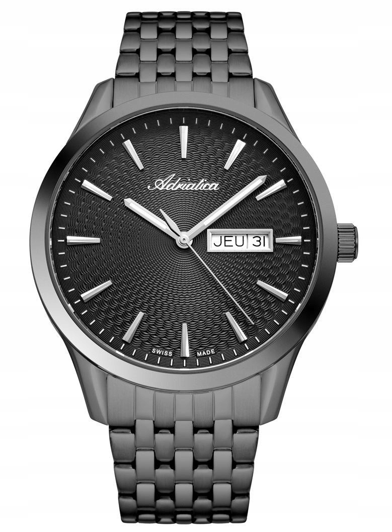 Nové Originální Pánské Hodinky Adriatica A8327.S116Q černé