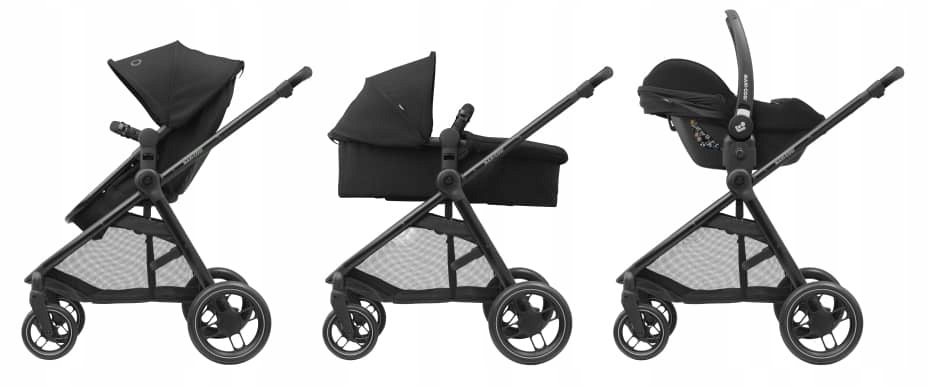 Wózek Maxi-cosi Zelia³ Essential Black 3w1 do 22 kg