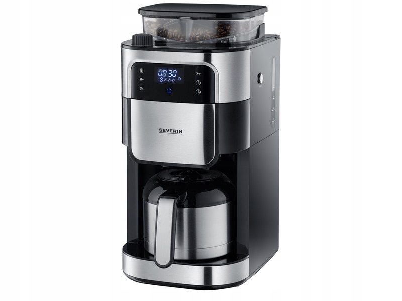 Severin Ka 4814 kávovar s mlynčekom 1000 W, termo karafa, blooming