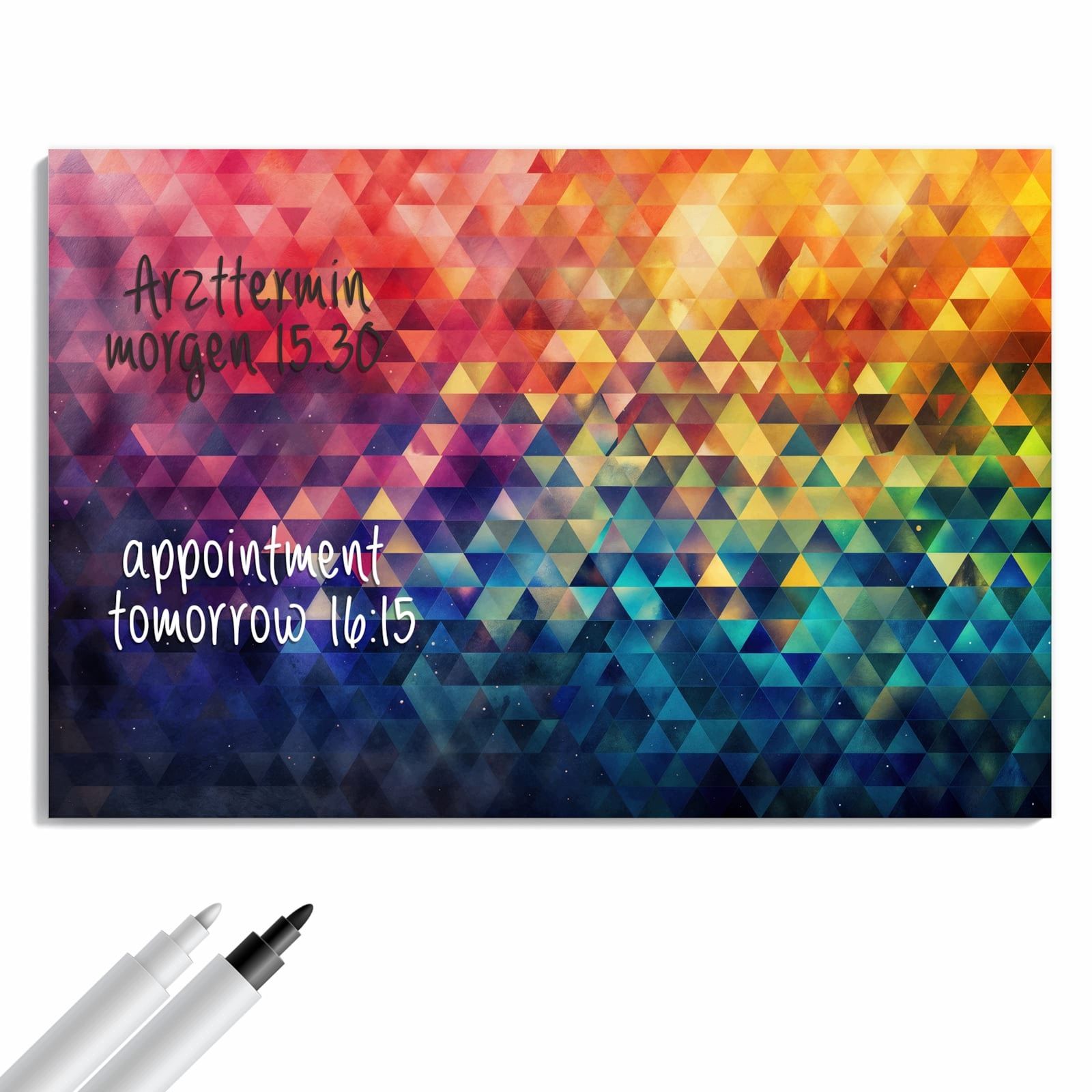 Magnetická tabule Barevné Trujkouty 60 × 40 cm