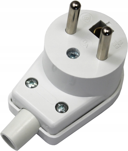 WTYK WTYCZKA PRĄDOWA SIECIOWA Z UZIEMIENIEM 230V Marka Viplast