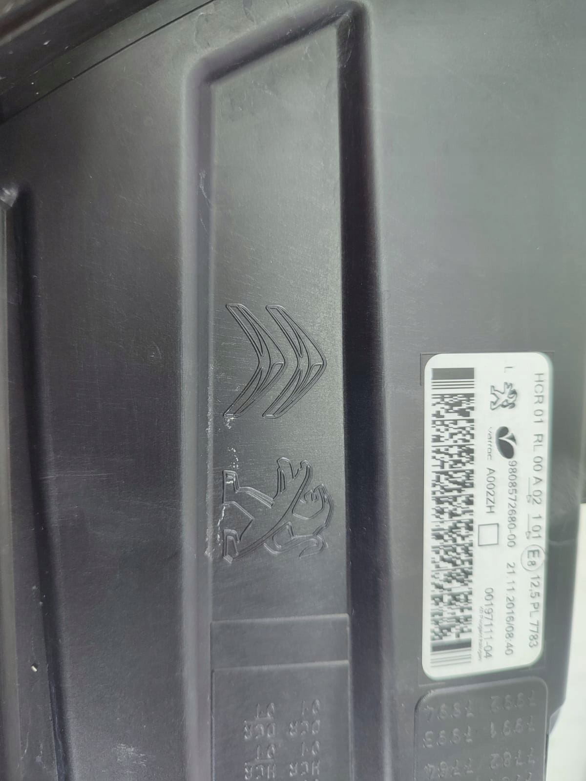 REFLEKTOR left light left front front PEUGEOT EXPERT 9808572680 OD 2016