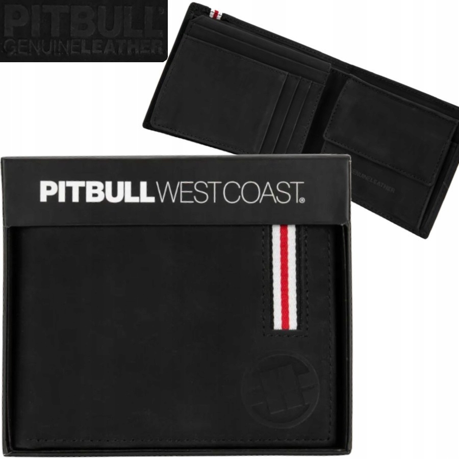 PORTFEL MĘSKI PIT BULL SKÓRZANY PITBULL