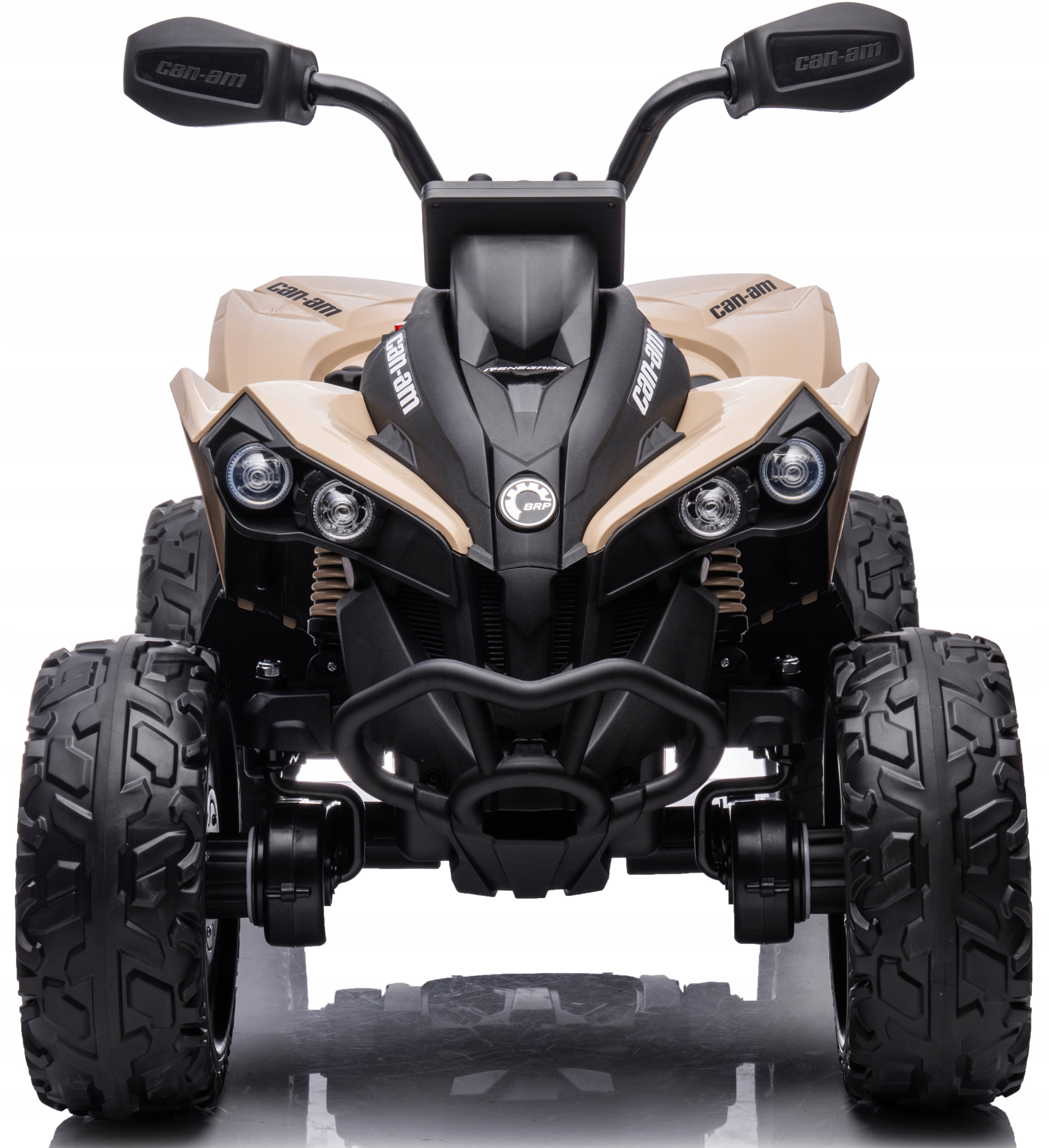 Quad Can-Am Renegade Atv na akumulator 4x4 Skóra Miękkie Koła Eva Pilot 2.4