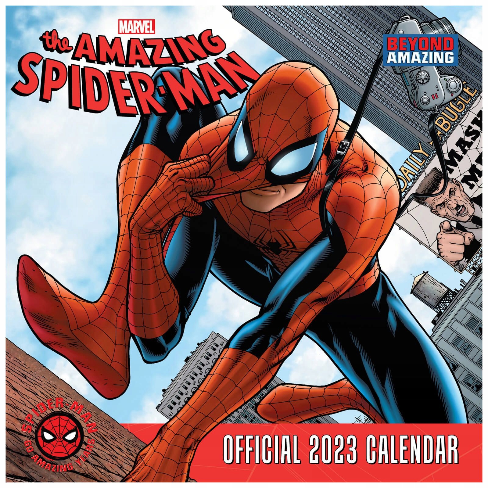 

Kalendarz Spider-Man 2023 rok na ścianę 30x30 cm