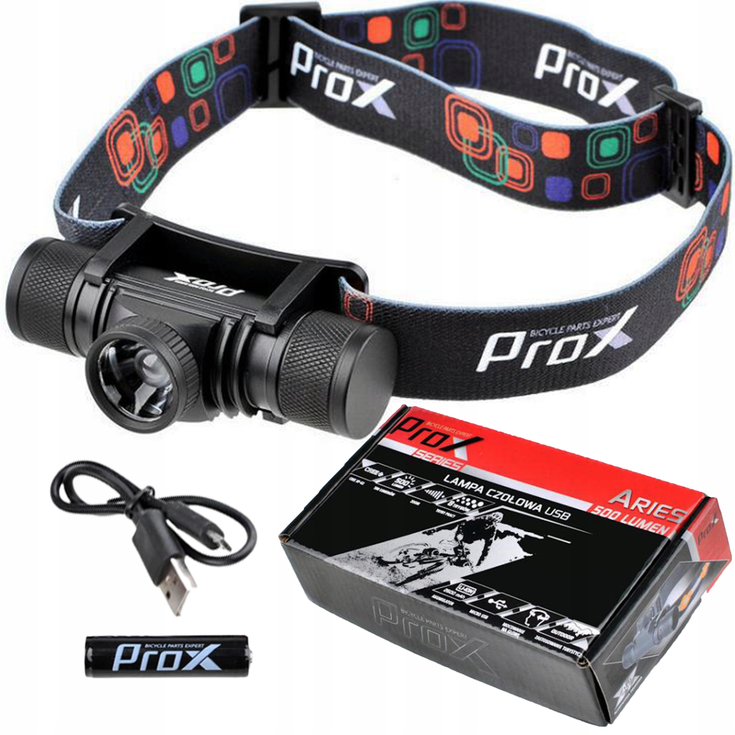 

Latarka Czołowa Prox Aries 500 LM 2600mAh Usb Zoom