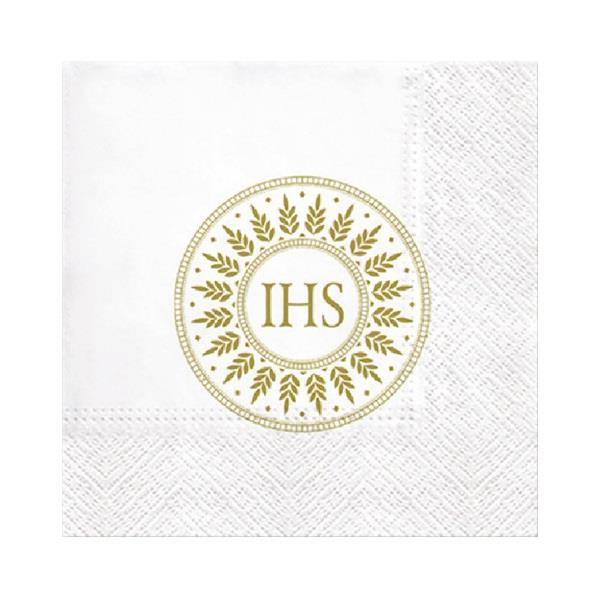 

Serwetki komunijne Ihs 33x33cm 3W 20 szt. komunia